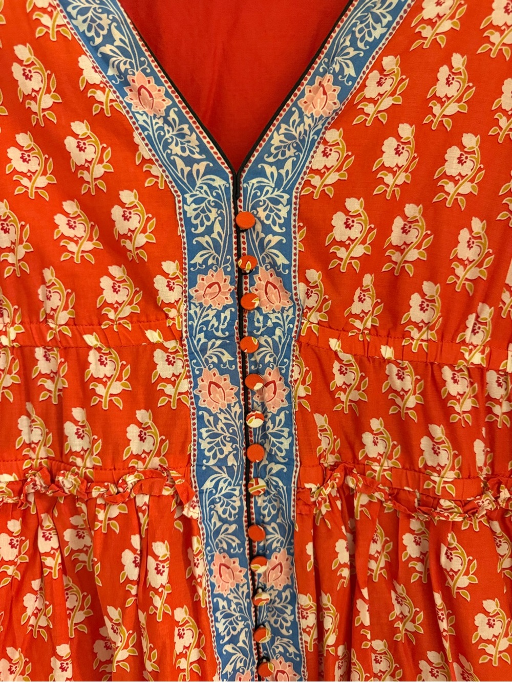 J.Crew tiered block print midi dress - Picture 3 of 4